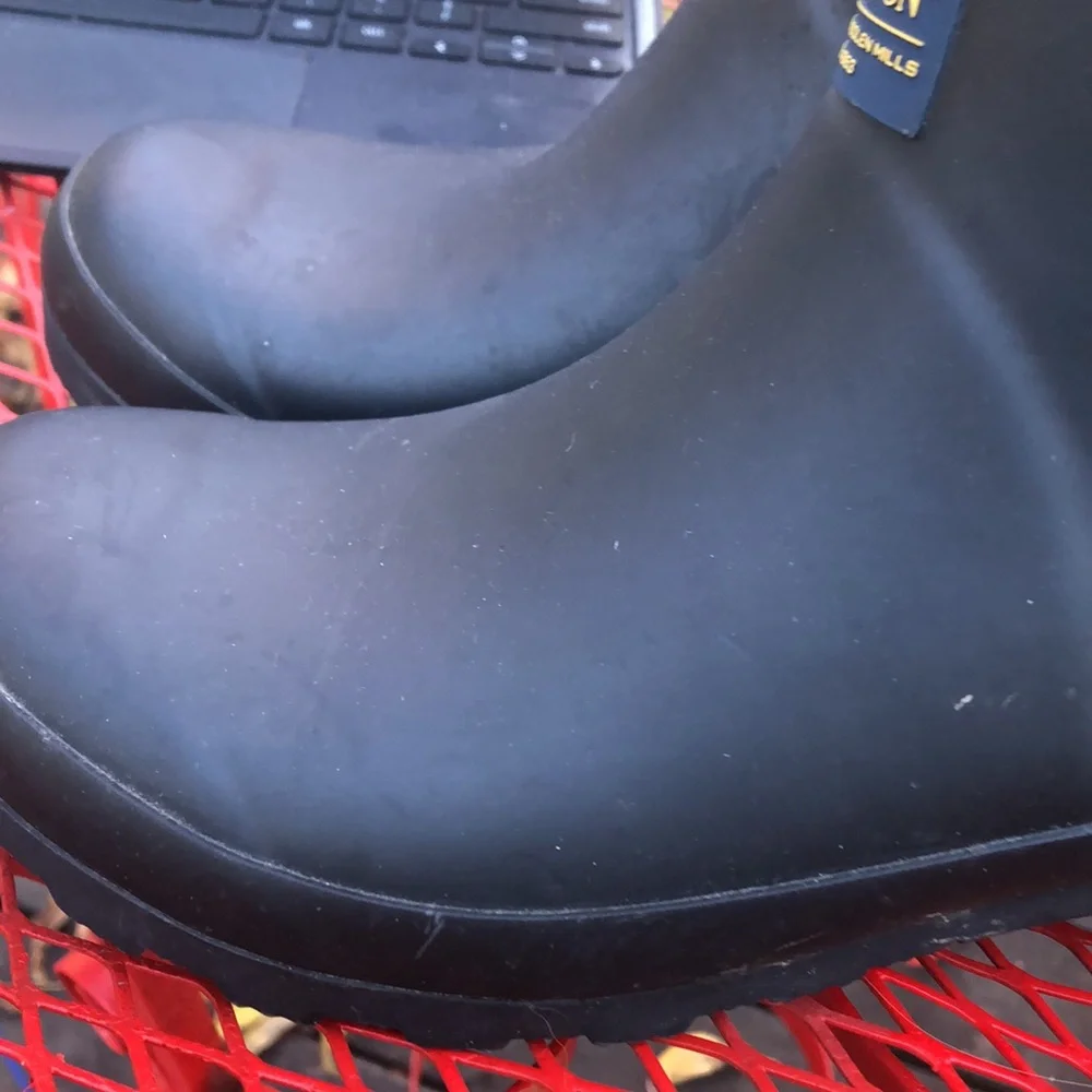 🚨B2G1 PENDLETON Black Blue Rubber Rainboots